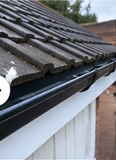 Illustrative gutter after cleaning